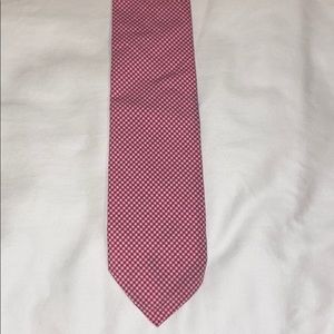 🌟3/$15 J. Crew 100% Cotton Pink Checkered Tie